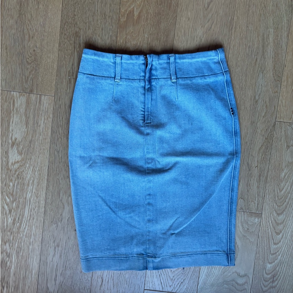 Proenza Schouler Classic Blue Denim Skirt